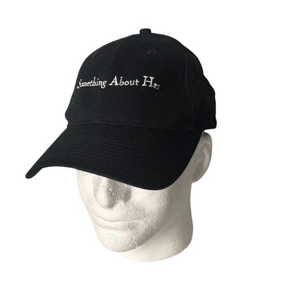 Port & Company "Something About Her" Baseball Cap Black Adjustable OS - Picture 7 of 7